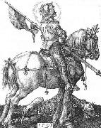 Albrecht Durer St George on Horseback oil